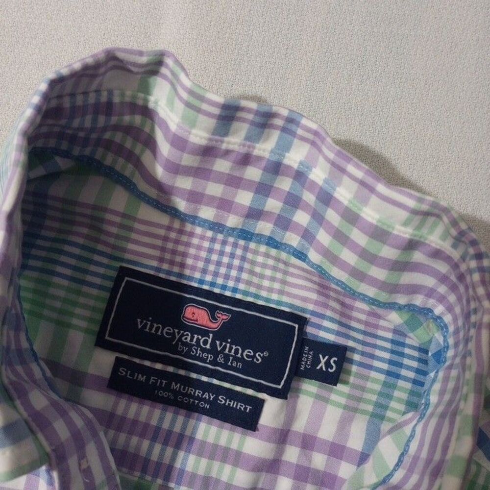 Vineyard Vines Men's XS Shirt Slim Fit Murray Shirt 100% Cotton Multicolor - Picture 4 of 10